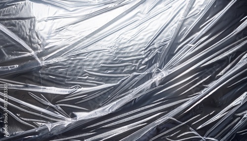 Creased Acetate Sheet Grainy Background