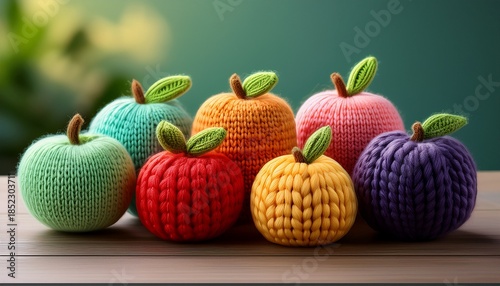 Adorable Wool Knit Fruit
