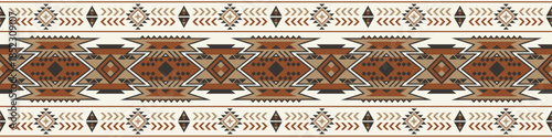 Aztec border patterns for carpets and tile surfaces.