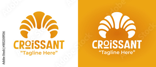 Wallpaper Mural Croissant Bakery Logo Premium Modern Pastry Mark Torontodigital.ca