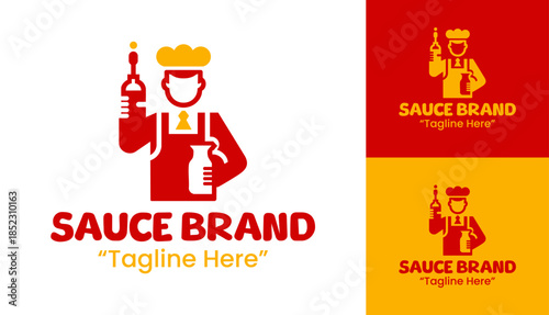 Sauce Brand Logo Modern Food Product Identity