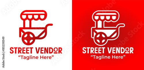 Street Vendor Logo Modern Street Food Brand