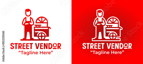 Street Vendor Logo Bold Street Food Branding