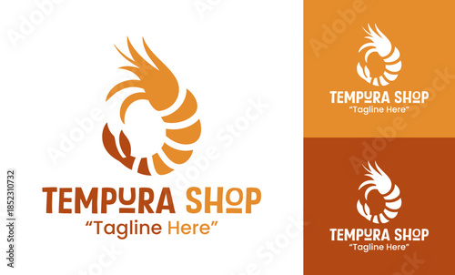 Tempura Shop Logo Premium Asian Food Branding