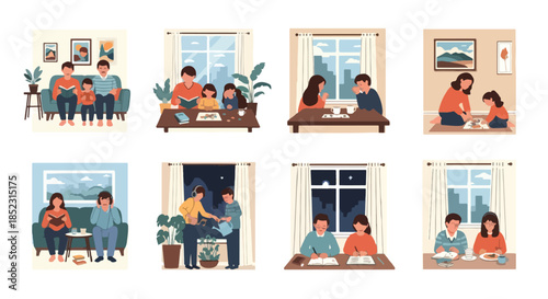 Rugby players action poses with transparent background