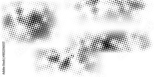 Modern abstract background. Halftone dots in circle form. Spiral logo, icon or design element. vector ilustration