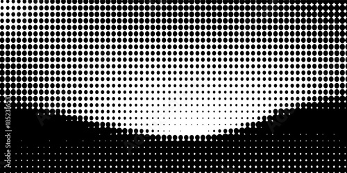 Dots modern abstract background black and white. vector