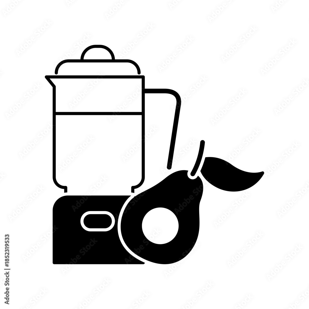 Obraz premium Blender icon design template