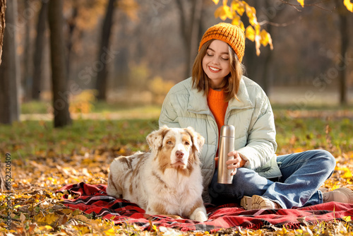 Young woman with Australian...