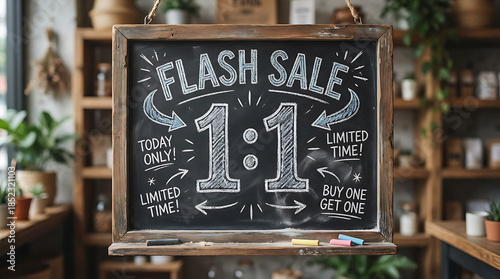 Flash Sale Buy One Get One.