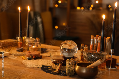 Crystal ball and magic attr...