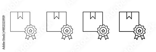 Mvp Launch Icons Vector Set In Different Stroke Line Style