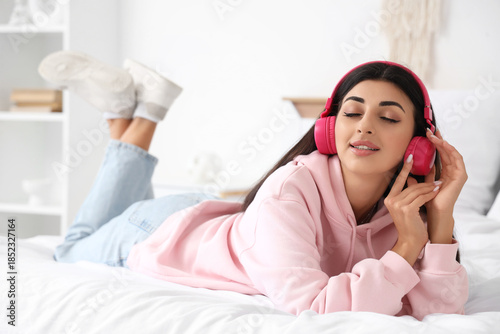 Beautiful young woman with ...