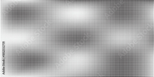Basic halftone dots effect in black and white color. Halftone effect. Dot halftone. Black white halftone.Background with monochrome dotted texture. Polka dot pattern template.