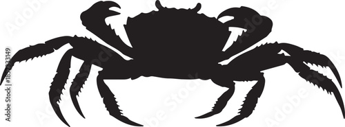 Crab Vector Silhouette