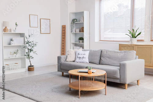 Interior of modern living r...
