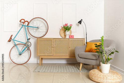 Modern living room interior...