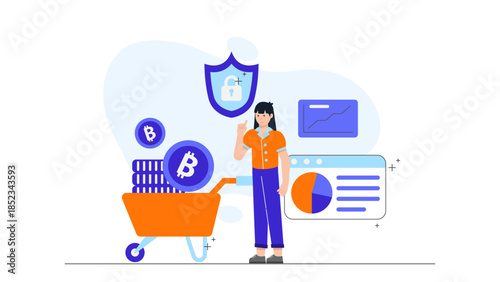 Design Sprint Creating Rapid Prototypes. Flat Vector Illustration