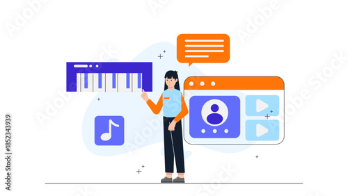 Artisan Crafting Goods for Online Marketplace. Flat Vector Illustration