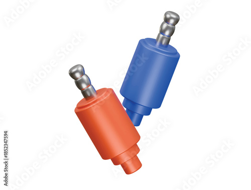 connector icon 3d illustration render