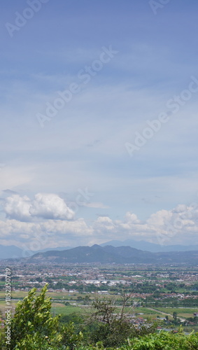 rural view on the mountain top