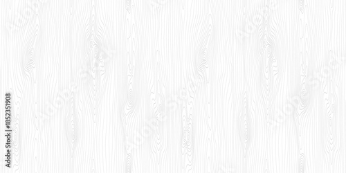 Seamless wood texture, wood plank, black lines on white background, vector design, banner