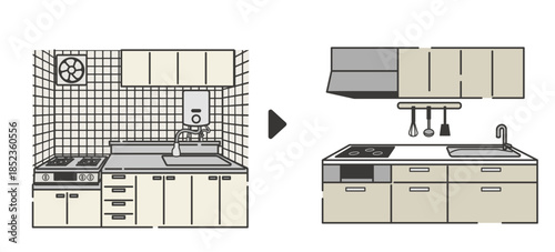 キッチンのリフォームイメージ