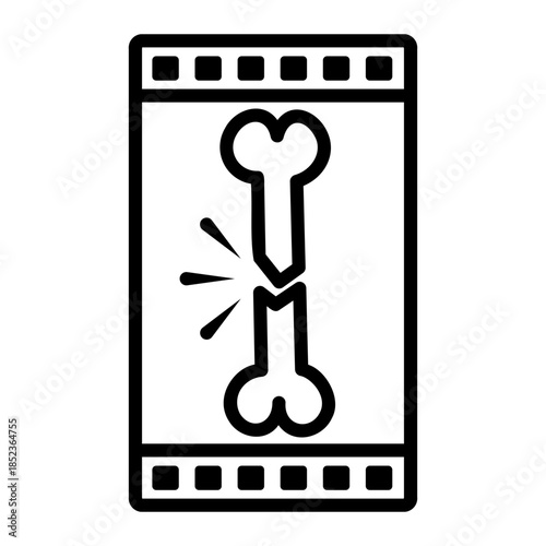 bone Line Icon