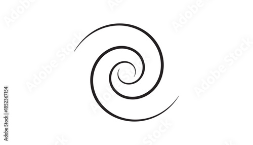Spiral Abstract Motion Symbol