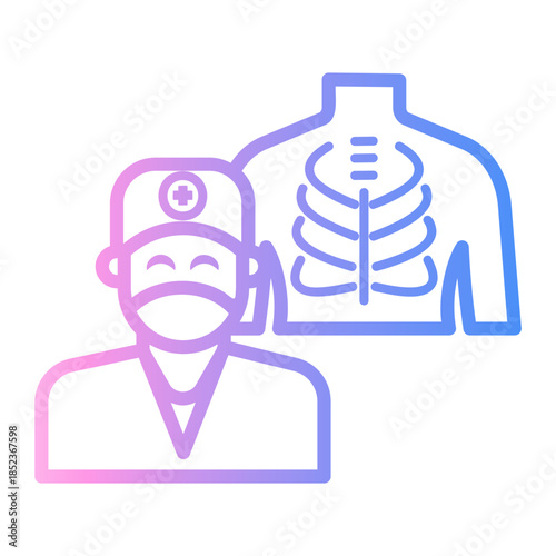 doctor Line Gradient Icon