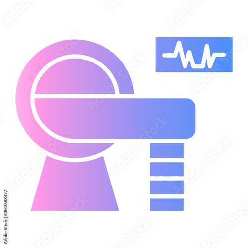 ct scan Gradient icon