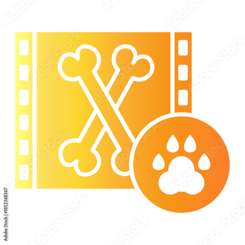 radiography Gradient icon