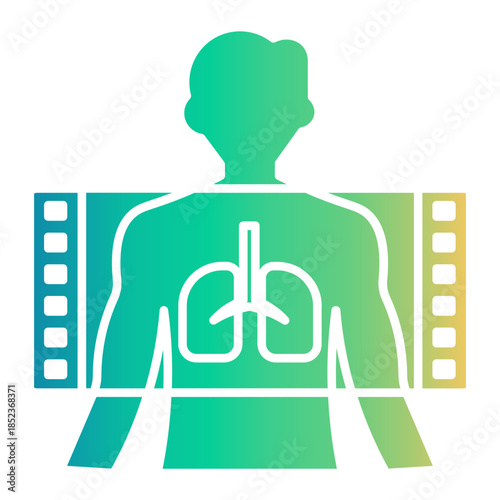 radiography Gradient icon