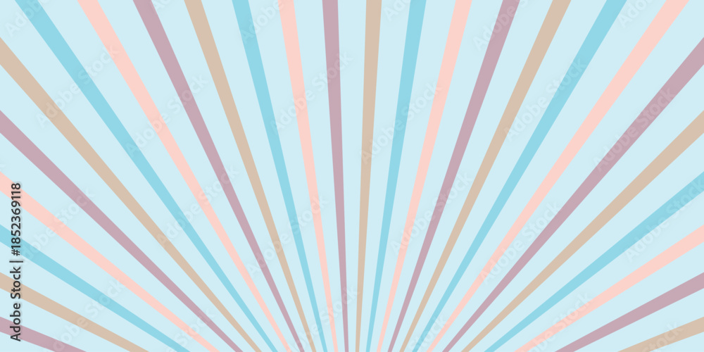 Fototapeta premium simple coloring sunrise line pattern art for banner poster background.