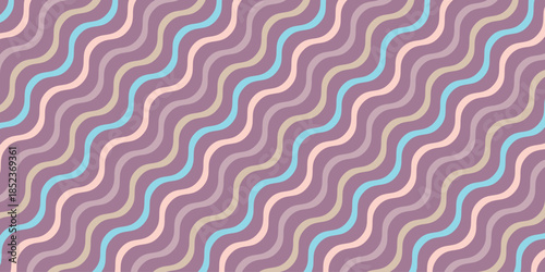 simple coloring smooth wave line pattern art for banner poster background.