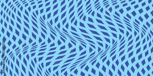 simple blue rhombus wave pattern for banner poster background.