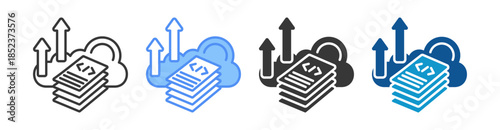 Deployment Icon Set Multiple Style Collection