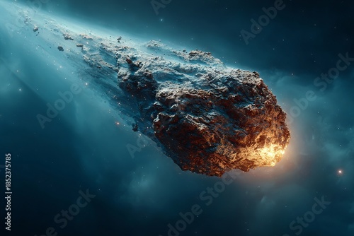 Cratered asteroid surface, highlighting space object analysis and planetary features, Cratered asteroid surface, highlighting space object analysis and planetary features.
