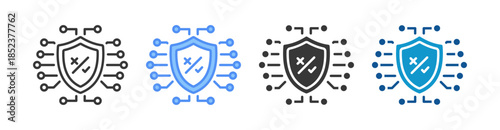 Security Icon Set Multiple Style Collection