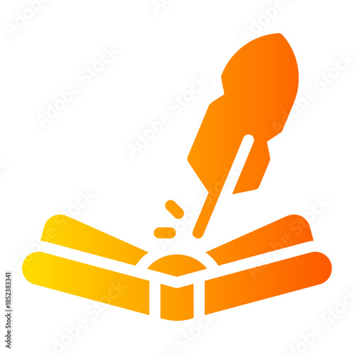 history gradient icon