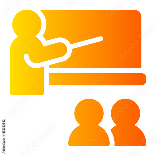 lecture gradient icon