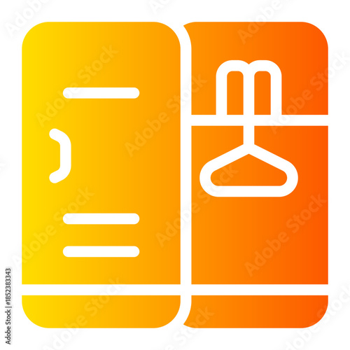 locker gradient icon