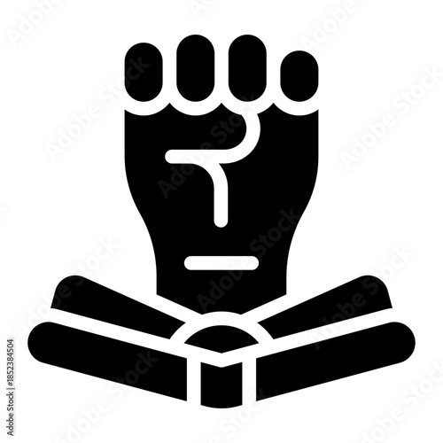 education rights glyph icon