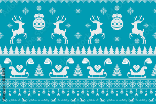 seamless pattern with easter eggs