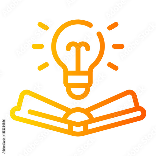 knowledge gradient icon