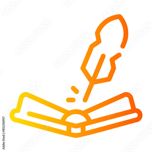 history gradient icon