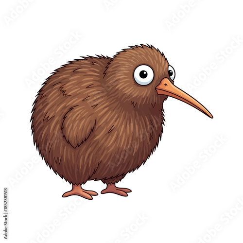 bird animal popular kawaii illustration kiwi bird fifth design