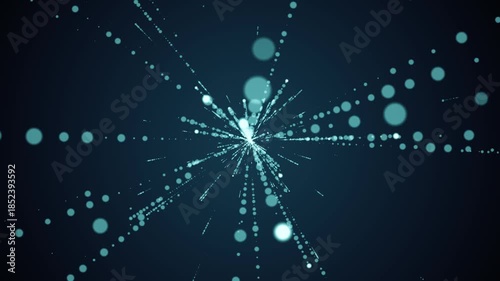 luxury glamorous awards ceremony background. glitter slow motion particles flying wind new year events.