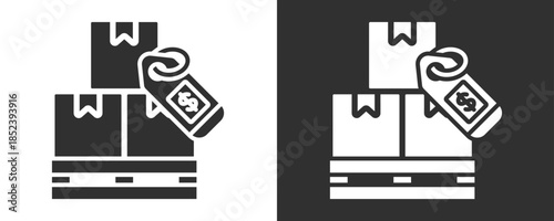 Pricing Icon Set Vector Collection Isolated In Black And White