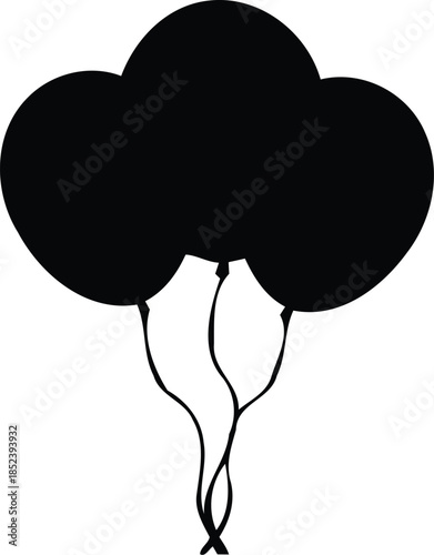 Black Balloons for Celebrations and Events